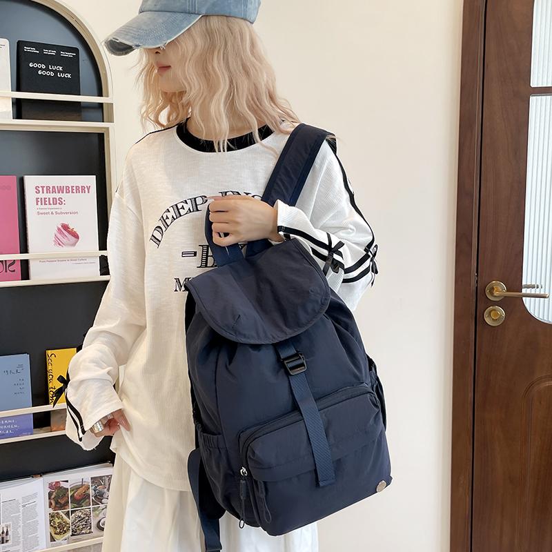 Waterproof Nylon Backpack Women's Lightweight Large Capacity Outdoor Backpack