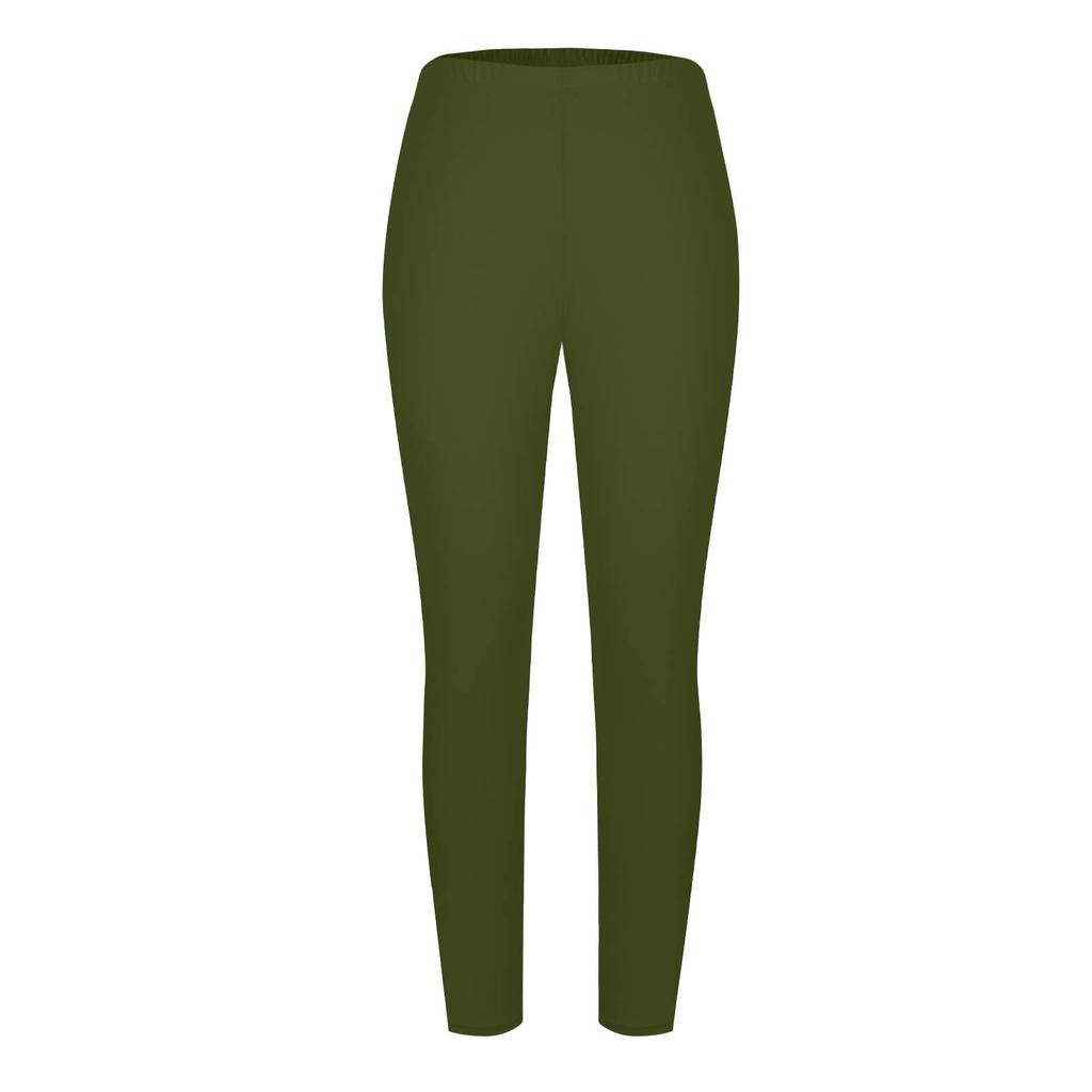 Plus Size Women Casual Elastic Waist Yoga Pants Long Leggings Stretchable Trousers Comfortable Fit Activewear Bottoms