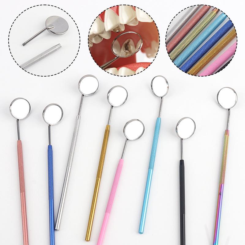 Tand- och sminkinspektionsspegel i rostfritt stål