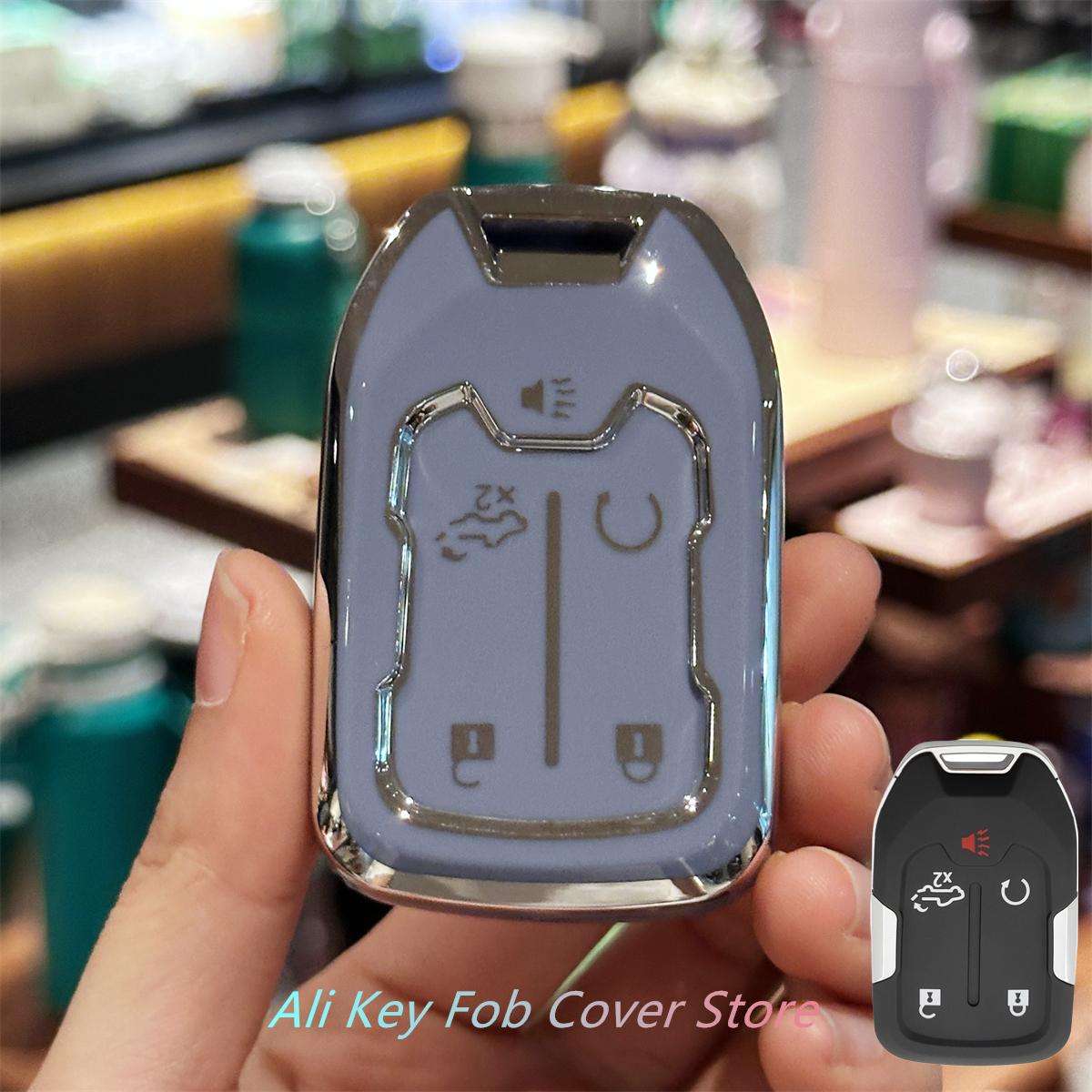 

Чехол-брелок со шнурком для ключей для Chevy Silverado и GMC Sierra 1500 2500HD 3500HD без ключа 2022, 2021, 2020, 2019 годов синий