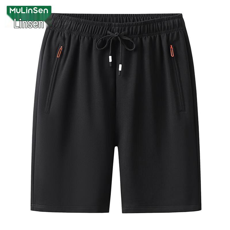 MULINSEN Unisex Casual Summer Drawstring Cotton-Blend Shorts XL