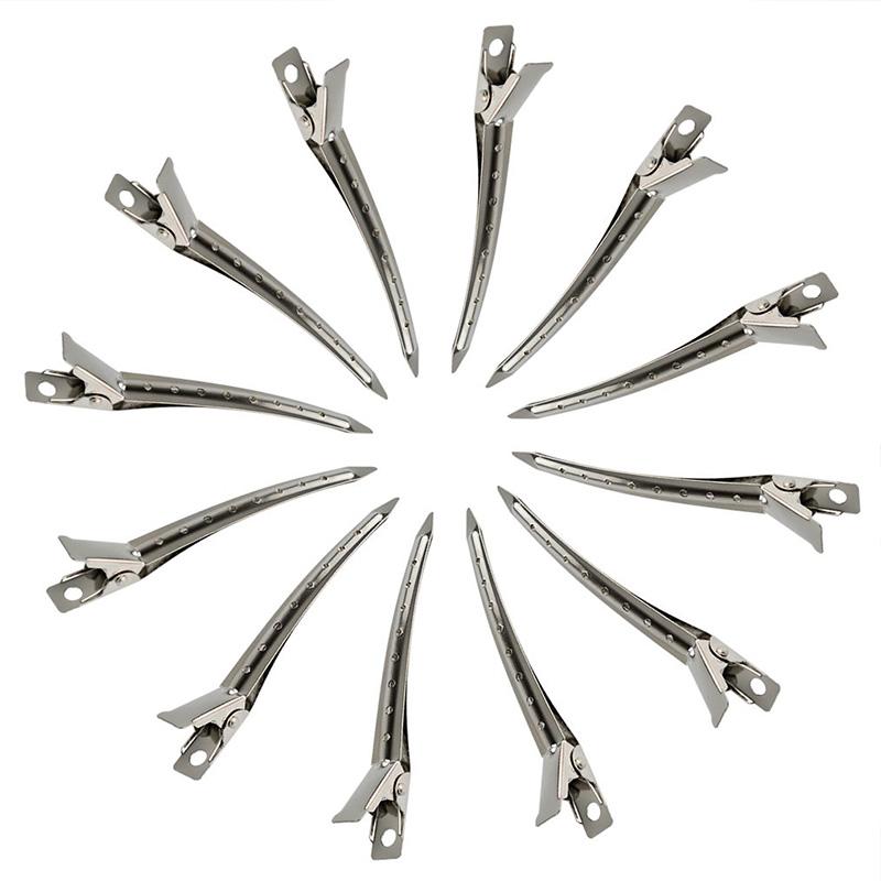 20pcs/set 3.5 Inch Silver Duckbill Hair Clips For Women Girls Hair Styling Rustproof Metal Hairpins Barrettes Hair Accessories