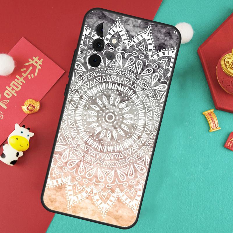 Elegant Mandala Floral Design Case For Samsung Galaxy A13 A33 A53 A15 A25 A35 A55 A54 A34 A14 A71 A51 A12 A32 A52 Cover