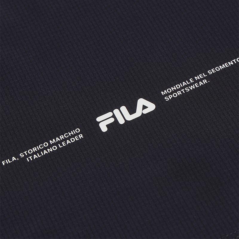 FILA Original Lifestyle Color Block Brand Logo Fashion Casual Daily Versatile Regular Fit Short Sleeve Polo Shirt Men tops Hero-Blue F11M529111FNV