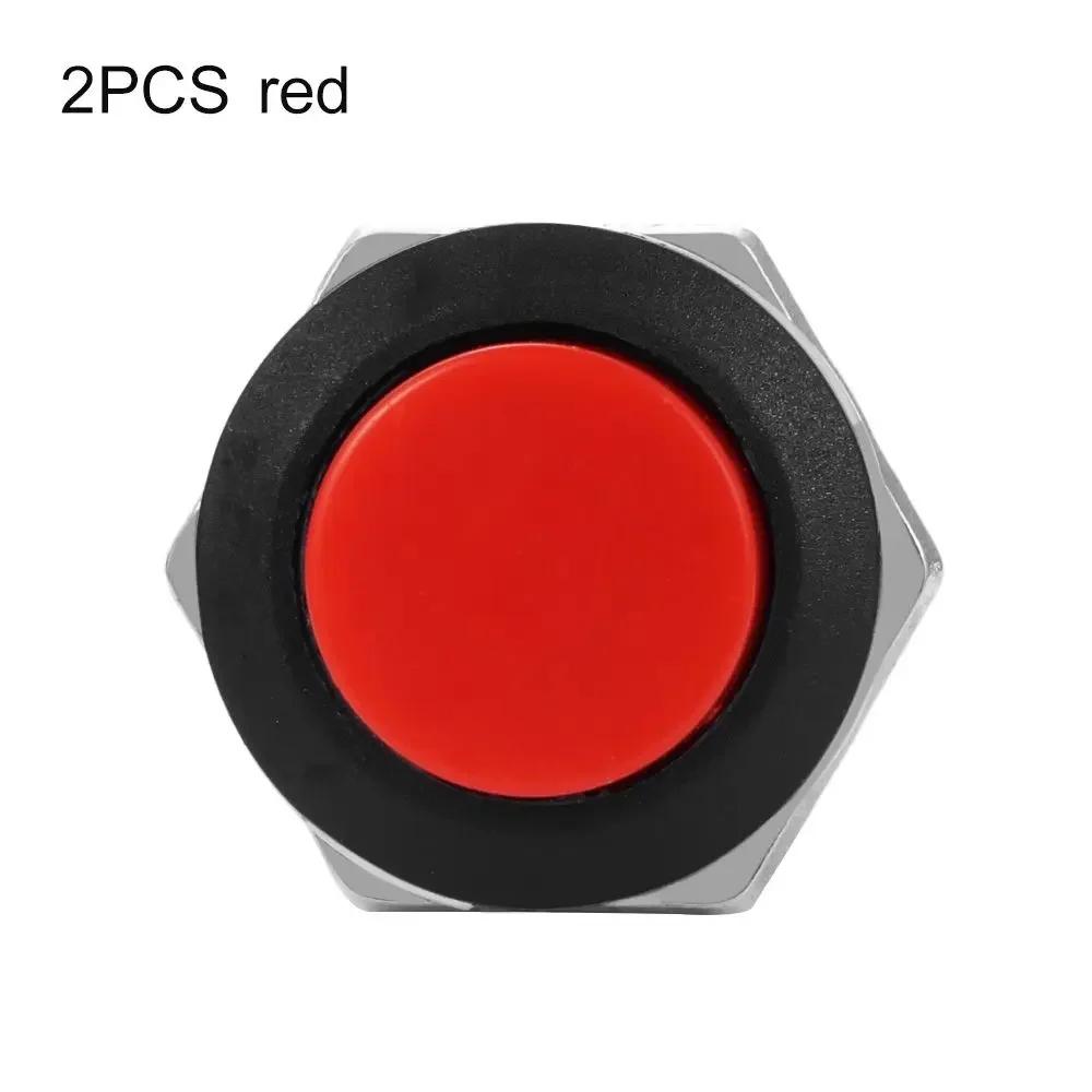 

2pcs 16mm Momentary Switch Buttons.Car Start 6 Colours Durable Boat Horn Switch Small Household Appliances Light Decoration