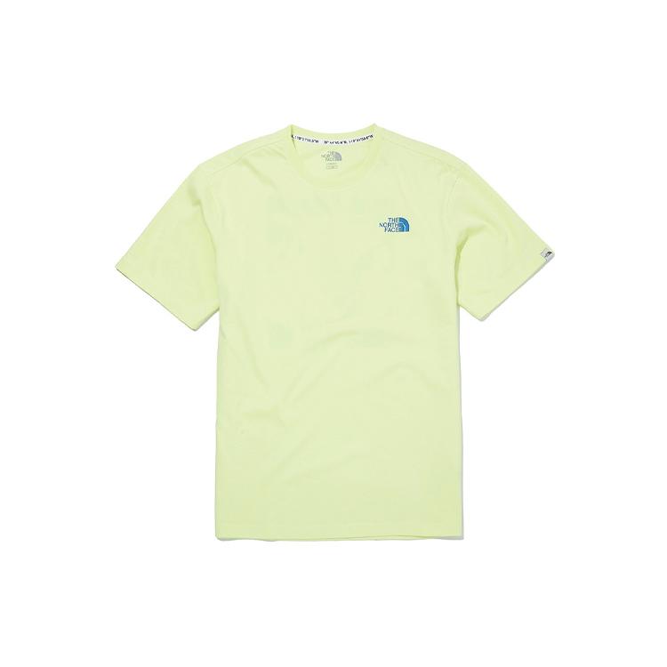 THE NORTH FACE T Shirt Unisex Light Yellow NT7UM10N