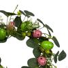 Easter Egg Wreath Artificial Wreaths Garland with Colorful Eggs for Patio Porch