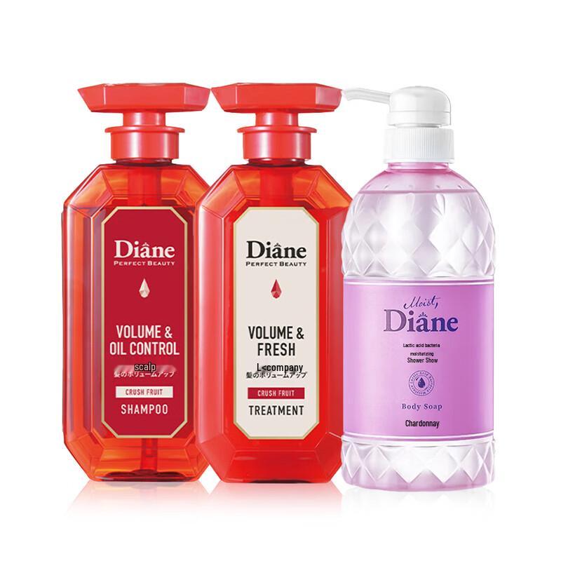 Diane Beauté Oil Control Hair Care & Lactobacillus Shower Gel Gift Set