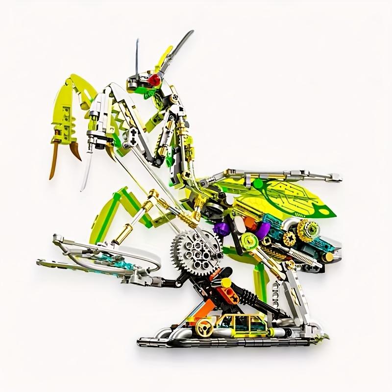 Mechanical Mantis Model Building Blocks, The Perfect Gift For Birthdays, Halloween, Christmas, And Home Decoration