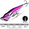 Bionic Popper Lure: 19g/50g Floating Splash Bait for Bass & Asp - Realistic Crawling Action