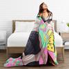 Chainsaw Man Reze Blanket Decorative Flannel Throw Blanket For Couch Chair Warm Soft Design Quality Bedspread Gift