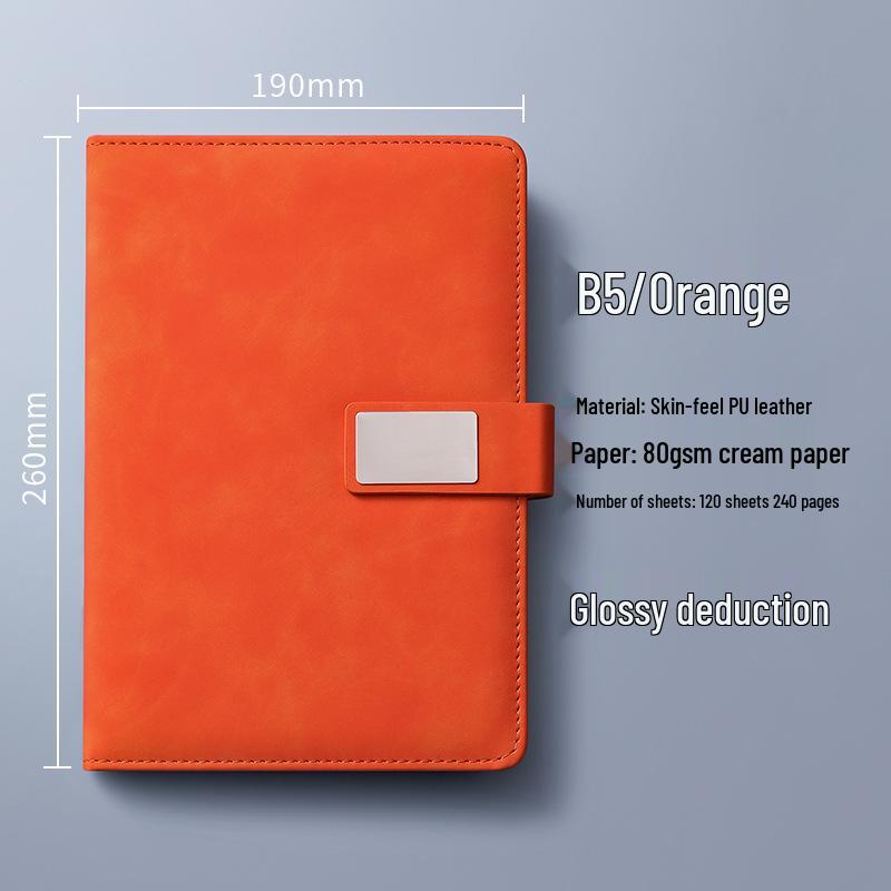 A4 Premium Leather Notebook for Business, Office, or Study - Customizable with Logo