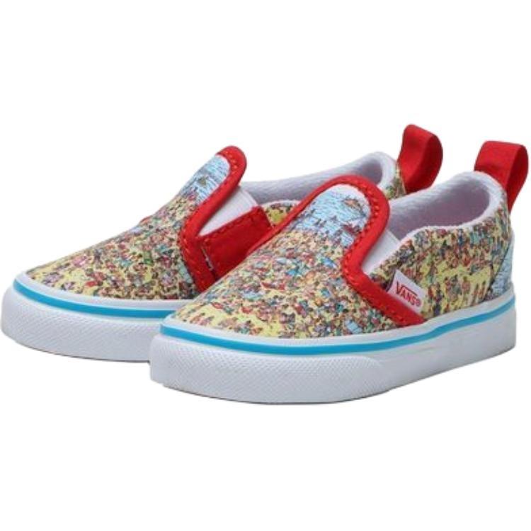 (TD) Vans Where's Waldo? x Classic Slip-On 'Find Steve' Baby VN0A34883WO