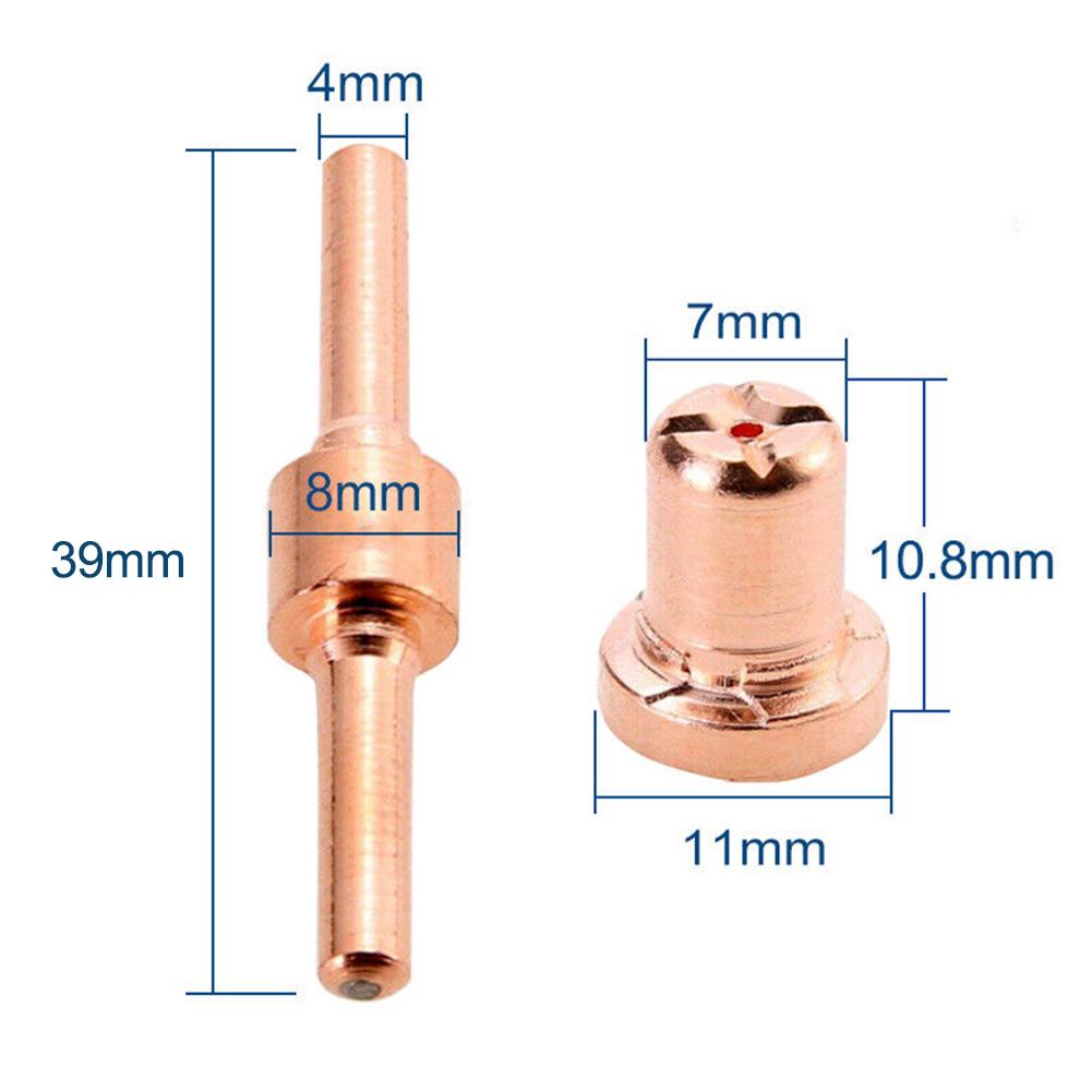 For PT-31 Plasma Torch Consumables 18Pcs/set Plasma Cutter Consumables Kit For PT-31 LG-40 Electrode Tip Shield Cap Gas