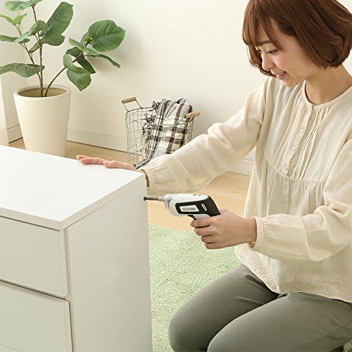 Iris Ohyama Electric Screwdriver Rechargeable Lightweight RD110-R Red