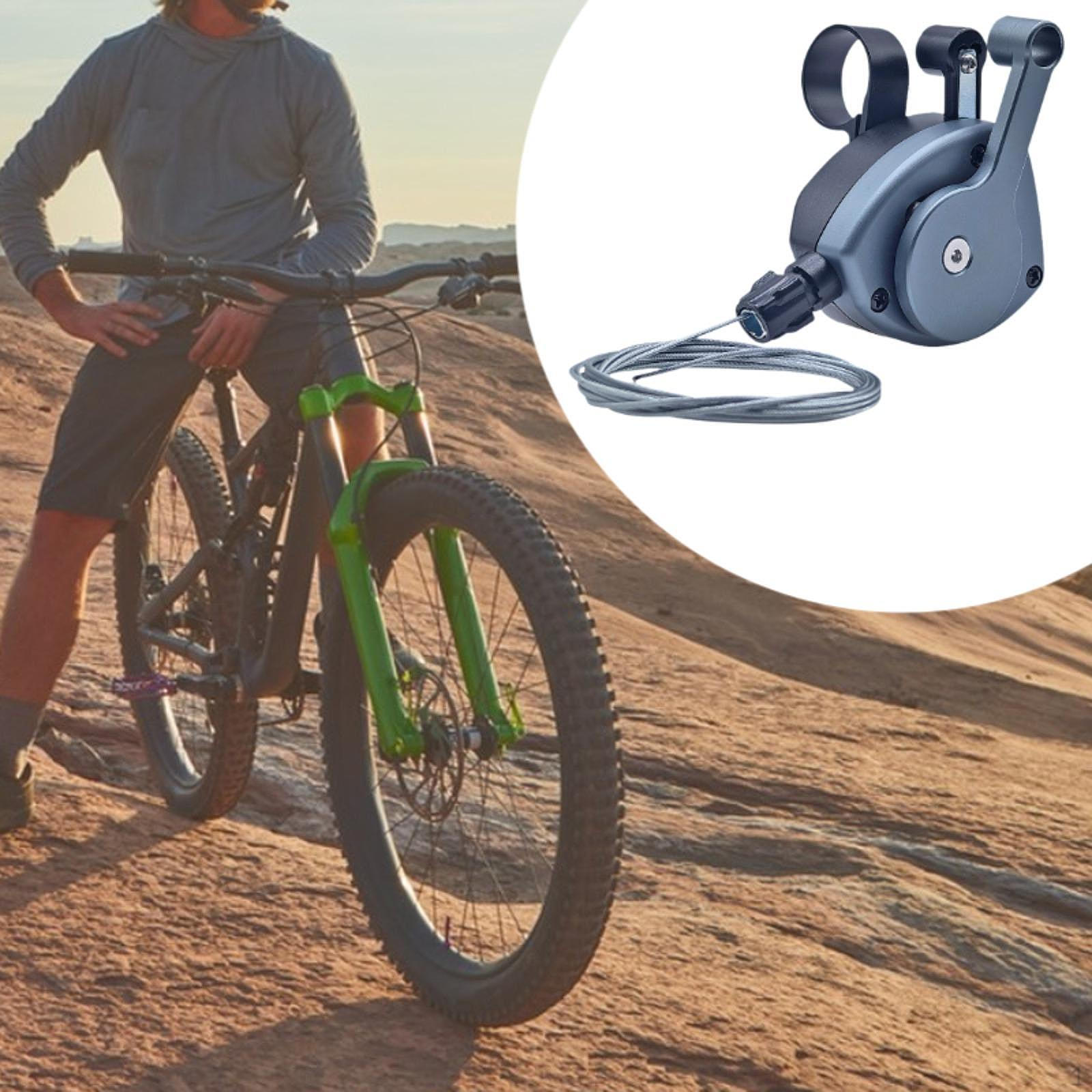 

Bicycle Shifter Lever Handlebar Thumb Right Easy Installation Directly Replace for сірий колір