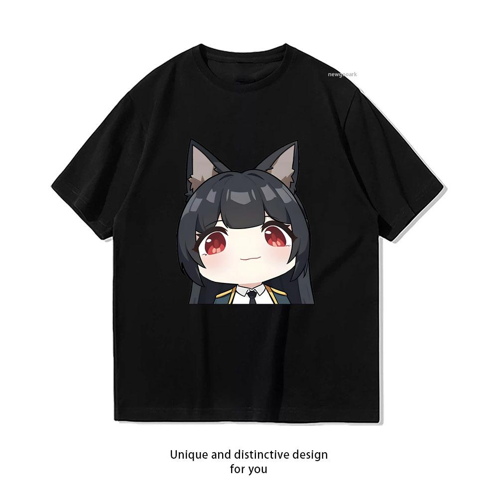 Miyabi ZZZ Meme Zenless Zone Zero Chibi Miyabi Meme Cute Hoshimi Miyabi Shirt Woman Man Casual Cotton Printed T Shirts Adult