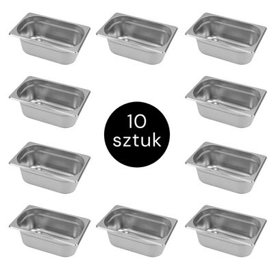 Contenitore GN Mega-M 1/4 265x162x100 (set di 10) N