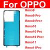 For OPPO Reno 9 10 11 Pro Plus 5G Back Battery Cover Sticker Rear Housing Cover Adhesive Sticker Replacement