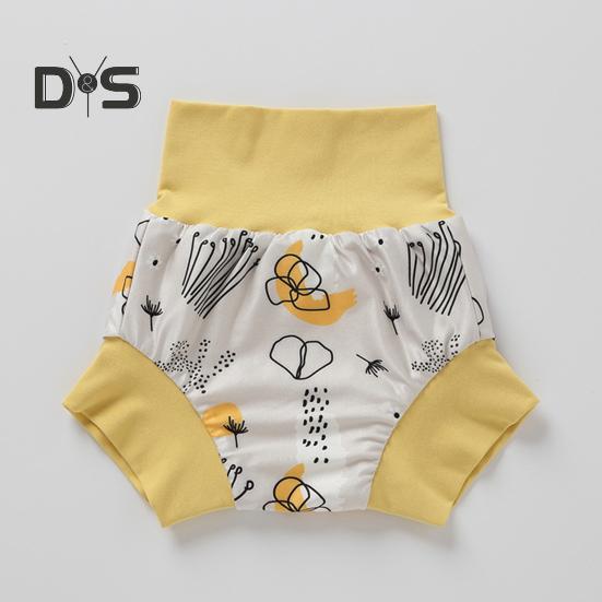 Baby Swimming Trunks 3-Layer Protection Urine Cushion Towel Washable Reusable Elastic Waist Baby Swim Shorts