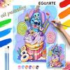 Oil Paint Hand Painting Kit Stitch Candy Decoration Classic Style Home Decor DIY Wall Art Gift for Sweet Room Decor Modern Art