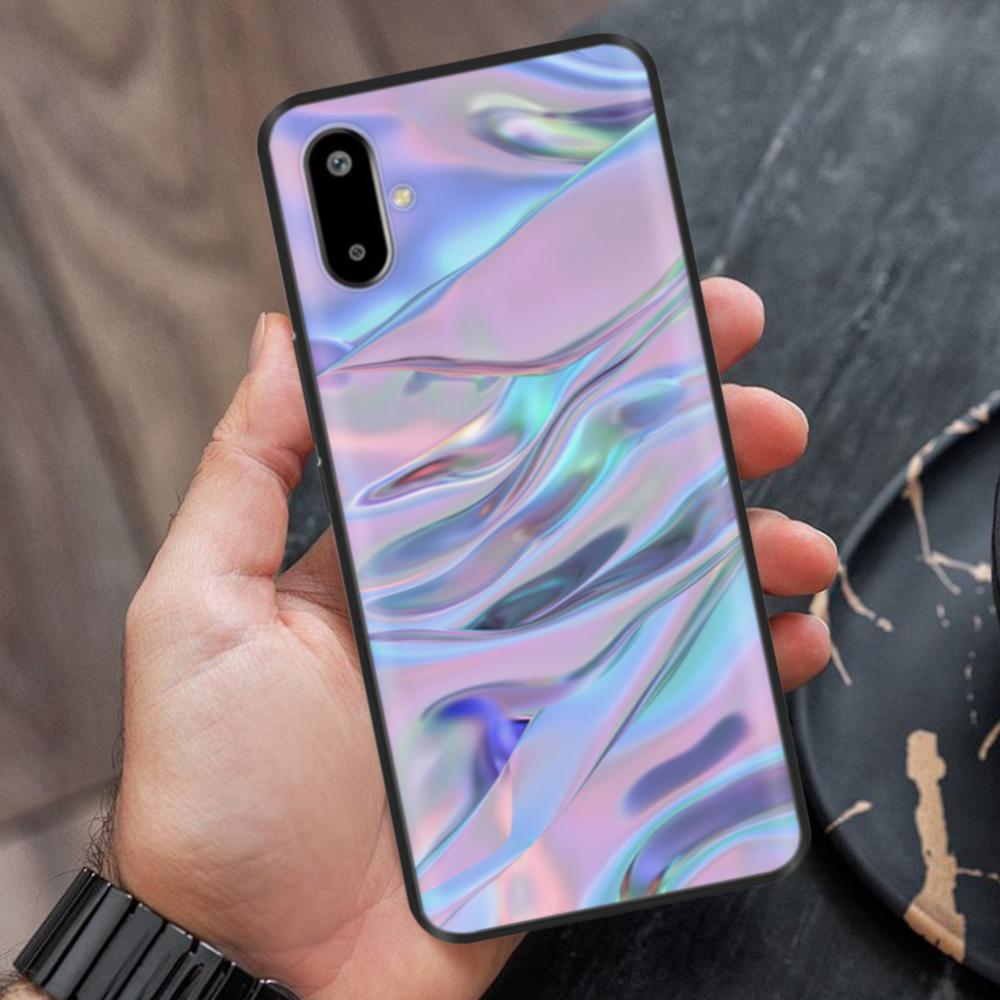 Case For Samsung Galaxy M06 Case 6.74" Cute Flower Cover Soft Silicon Matte Protective Fundas For Samsung F06 Bags Cartoon Shell