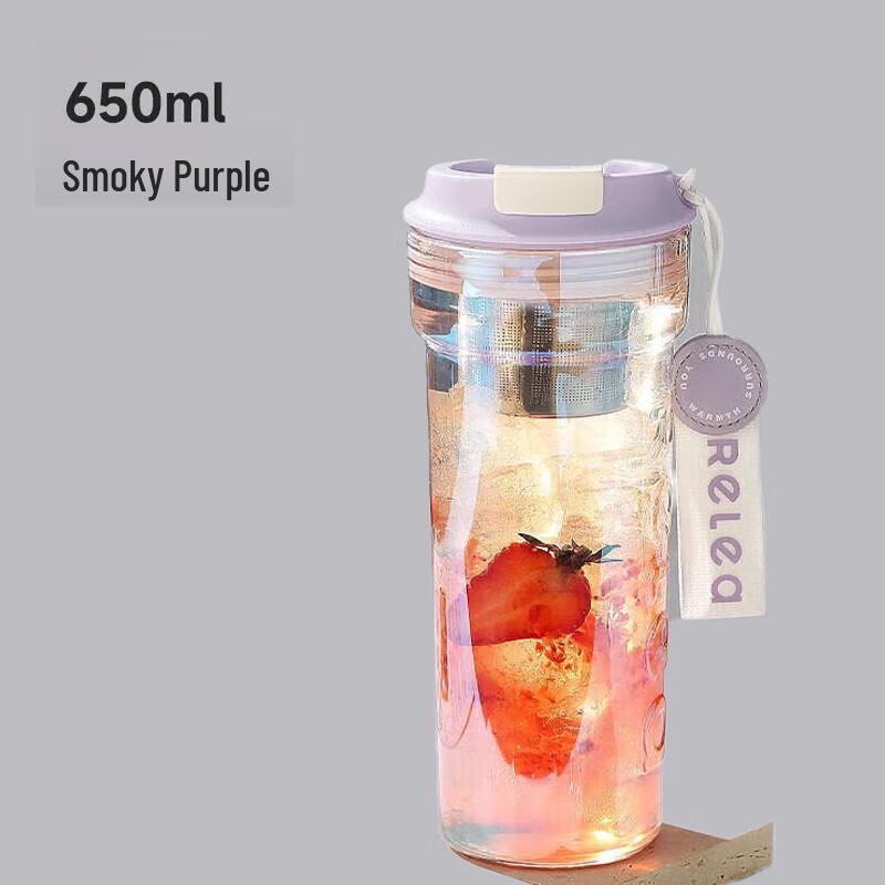 Borosilicate Glass Tea & Coffee Infuser Bottle
