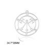  Goddess Sigil of Lilith Pendant Stainless Steel Demon Seal Marbas Pendants Solomon Amulet Jewelry Wholesale