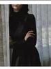 Velvet Sequin Women's Semi-High Neck Slimming Winter Base Layer T-Shirt - Plus Size Available