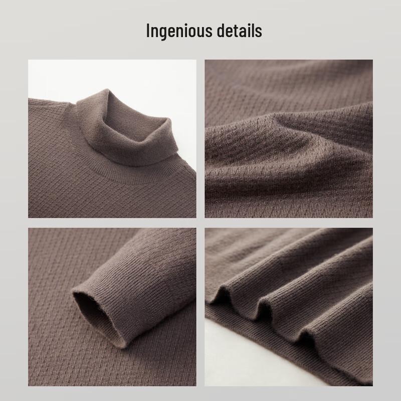 EMZ Erdos Men's Cashmere Blend Polo Sweater