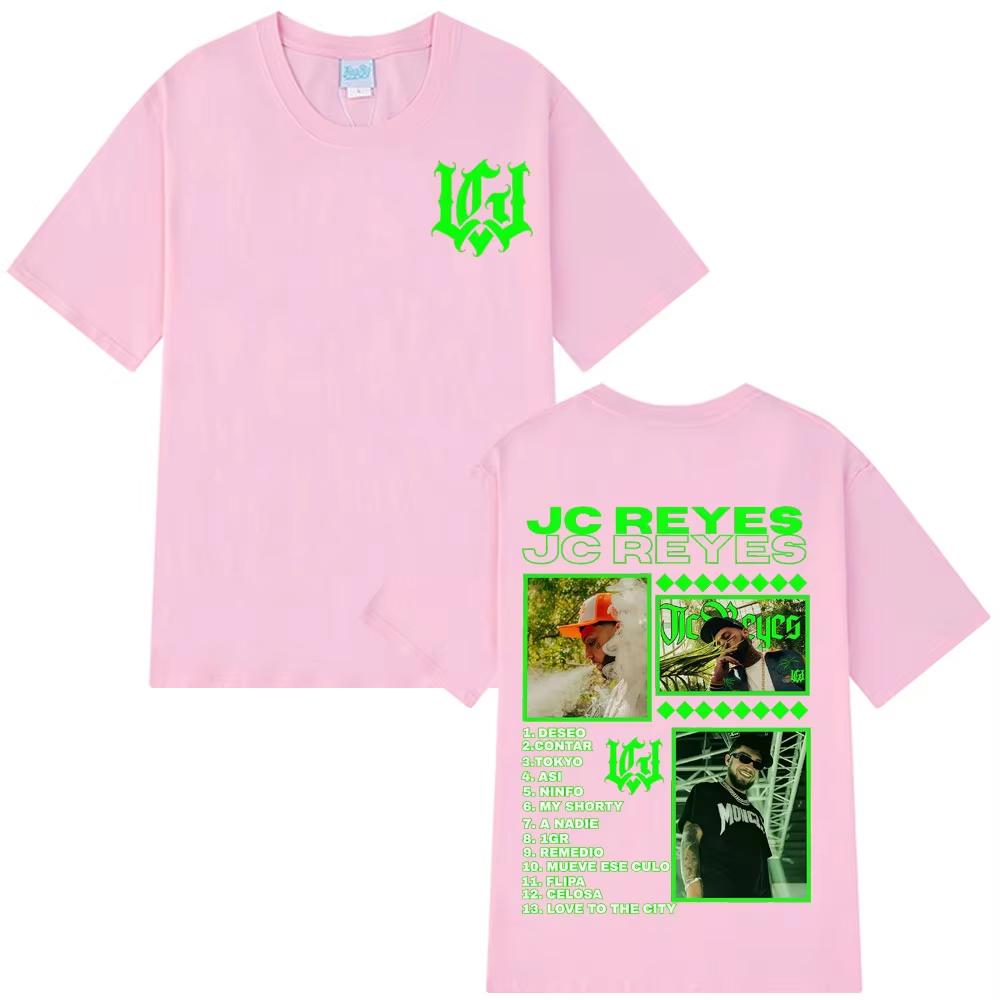 Rapper JC Reyes 2025 Tour Concert Graphic Print Unisex Casual Loose Hip‑Hop Harajuku Street‑Style T-shirt