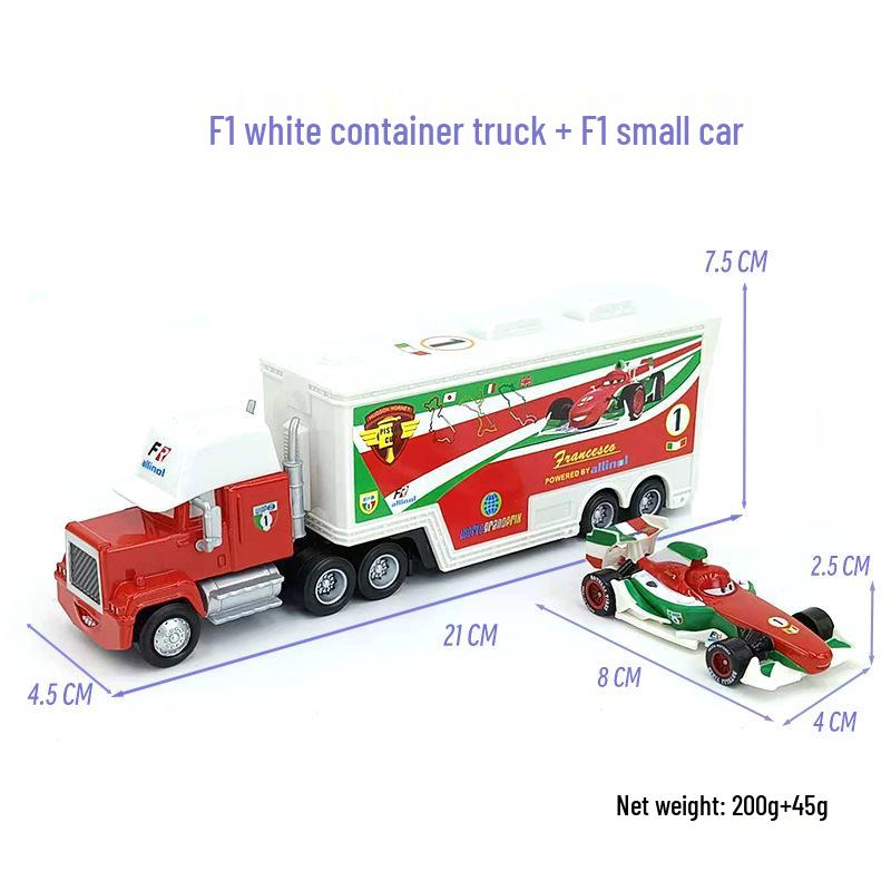 Mack Truck & Race Car Alloy Toy Set for Kids