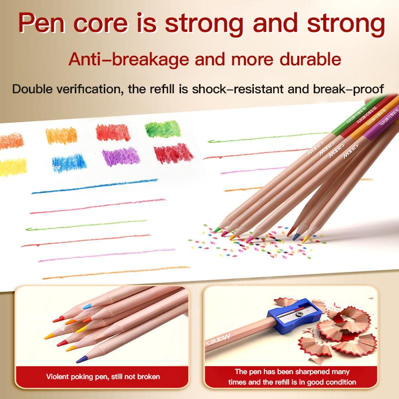 24/36/48pcs Erasable Colored Pencils for Students Artists Art Drawing Coloring School Supplies Erasable Colorful Pen Stationery