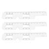3Pcs Eye Measurement Ruler Distance Pupil PD Measuring Gauge 2 In 1 Ophthalmology Tool