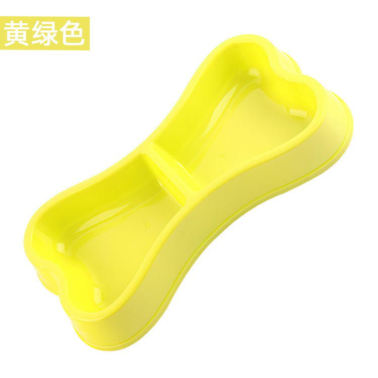 3 Dog Bowls for Puppies2-in-1 Bone Shaped Small Pet FeederPlastic Water and Food Container, Suitable for PuppiesCats, and Small Animals, Easy To Clean