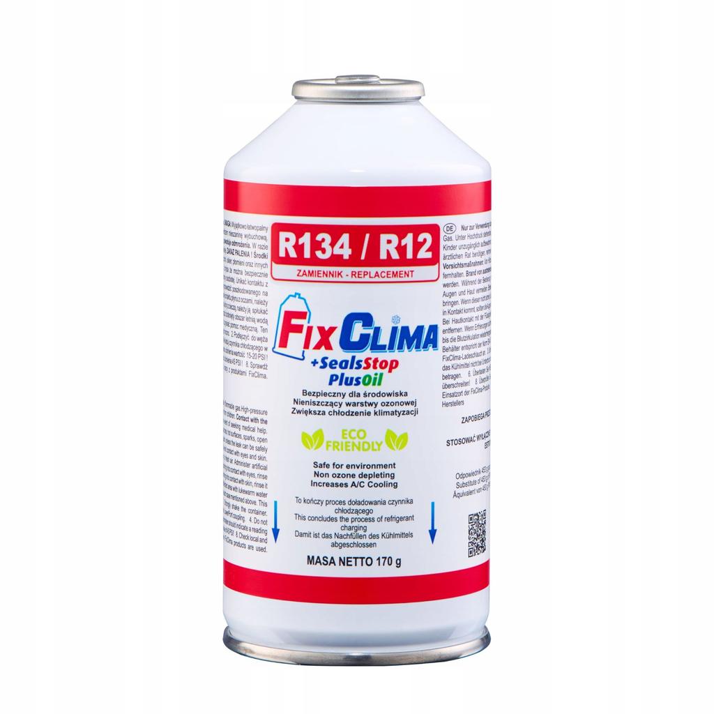 Air Conditioning Kit R134A Gas + Sealant