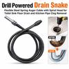 Flexible Spring Plumbing Snake Steel Pipe Cleaning Cable New Drain Snake  Sink Maintenance