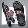 2025 Direct Sales Men's Cool Slippers Fashionable and Trendy Oxford Cloth 2025 Summer New Non-slip Dual-purpose Beach Shoes Men