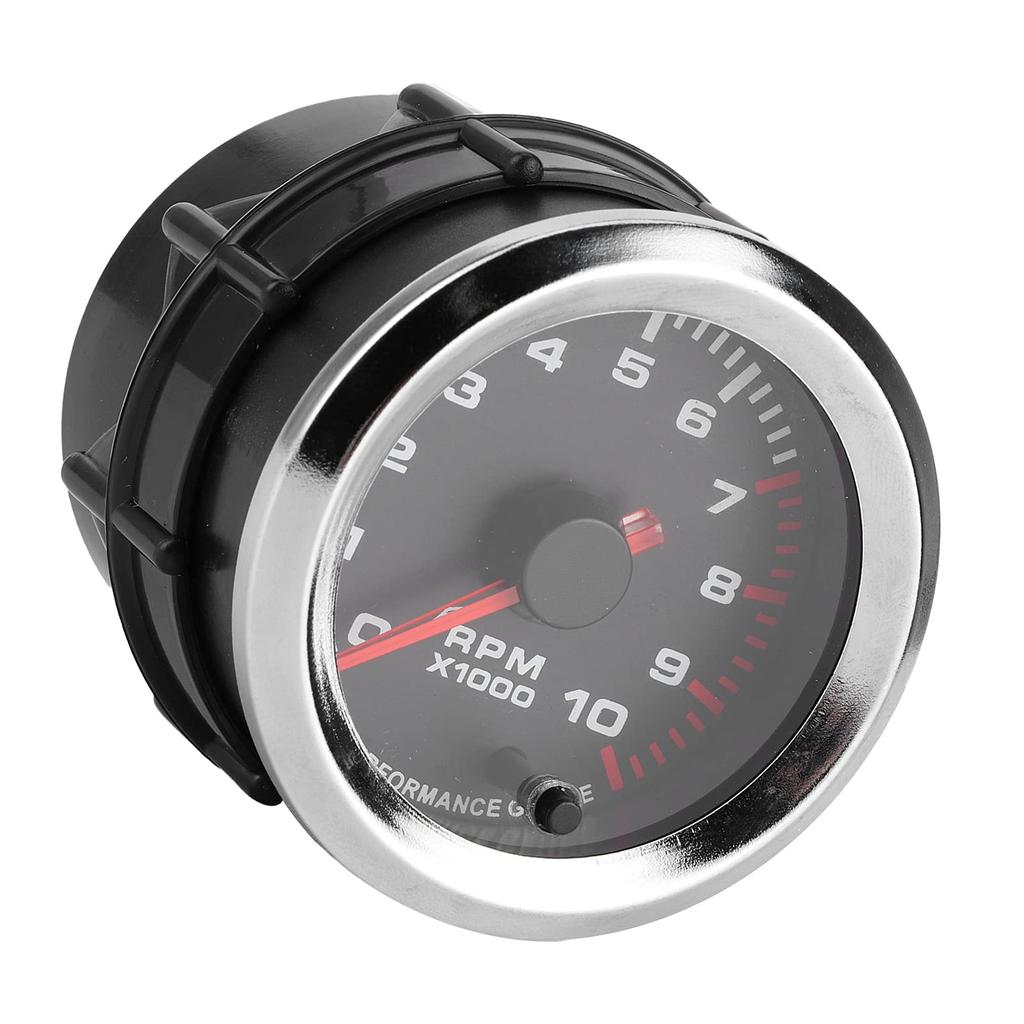 KIMISS Tachometer, 52mm/2" Universal 7 Color Tachometer Revometer Measuring Range 0-10000RPM