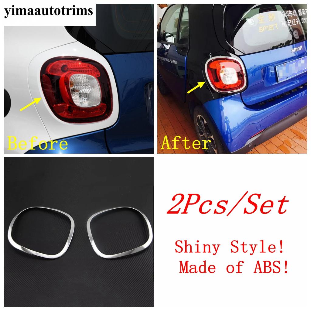 Front Rear Fog Lamp / Window Wiper / Side Air Vent Outlet Leaf Broad Cover Trim ABS Accessories For Smart 453 Fortwo 2015 -