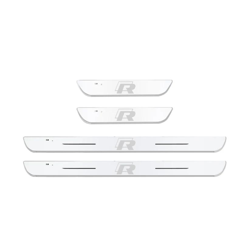 VW GTI GOLF 2026 Hot For VW VOLKSWAGEN Car Scuff Plate LED Welcome Pedal Door Sill Light for VW Volkswagen Passat Tiguan Golf Bo