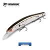 Bear King A33 Floating Minnow Lure 130mm 14.5g with Sonic Fish Attracting Long Lip Plate