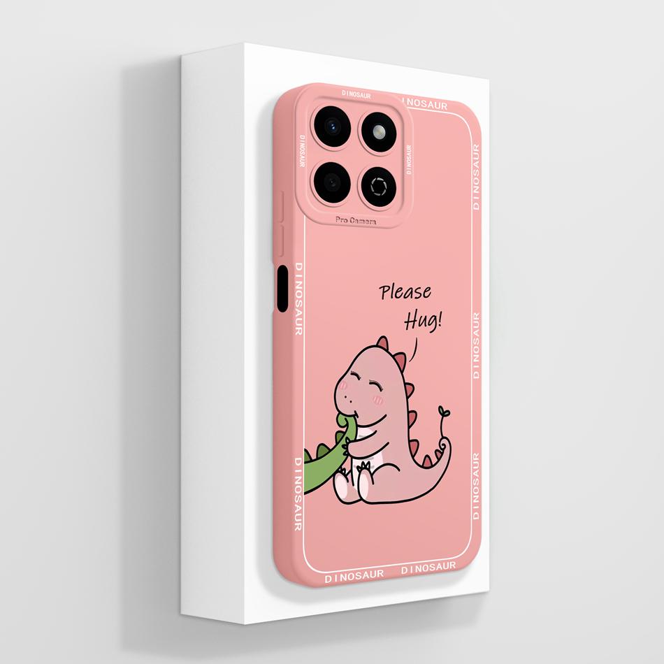 For Honor 200 Smart 5G Case Cute Panda Camera Protection Back Cover For Honor 200Smart Soft Liquid Silicone Phone Protectors