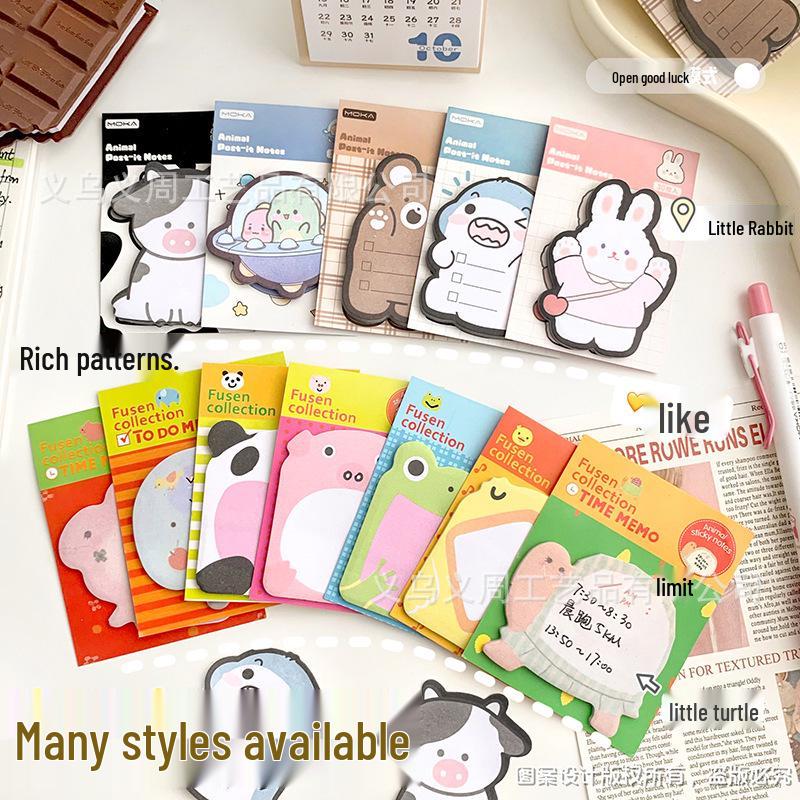 Capybara Cartoon Cute Tearable Reusable Student Sticky Notes Pad Single Notebook Price
