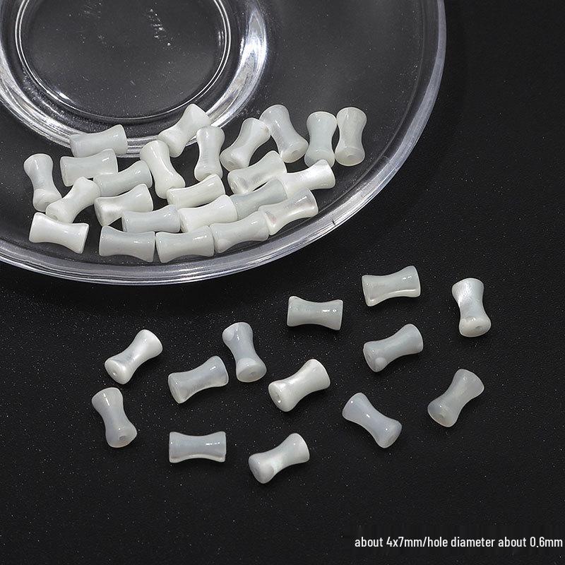 Seashell Bamboo Bead Jewelry Collection: Versatile Handmade Bracelet, Necklace & Earrings Accessories.