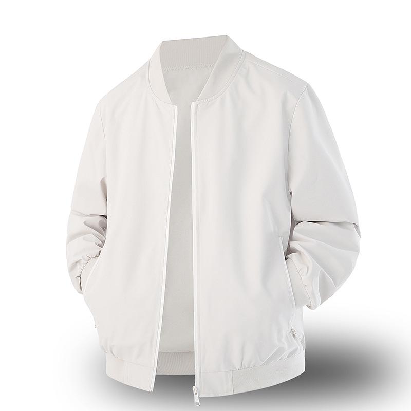 Men's Winter Cotton Jacket - Middle-Aged Stand Collar Fashion Coat for Dad