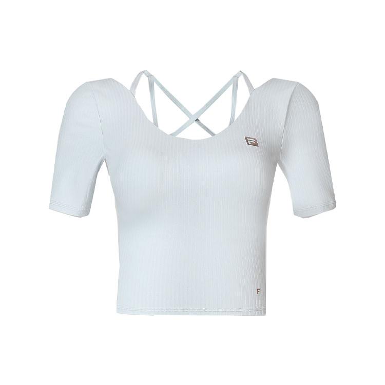 

Новая женская футболка FILA Regular, цвет фасолевый серый/синий, A11W411105F-LB S