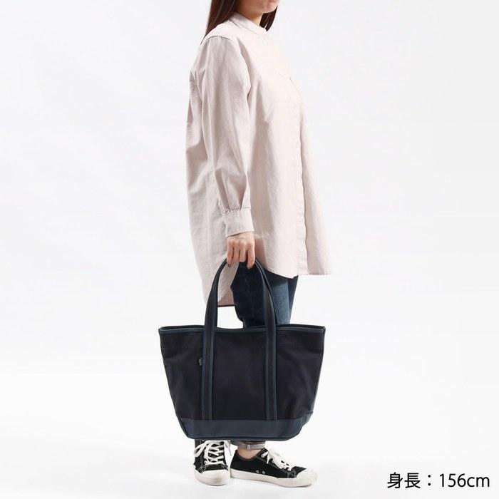 [Porter] Boyfriend Tote Bag M 739-18514 White x Black (17)
