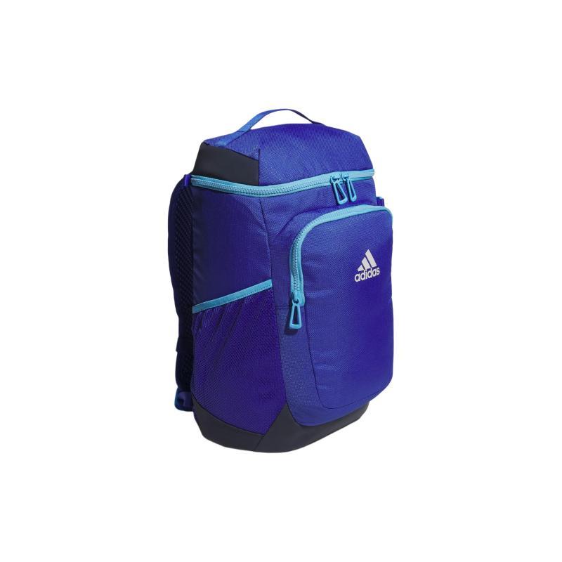 Adidas Recycled Polyester Backpack Regular Men's Semi Fluorescent Blue Adidas IM5200