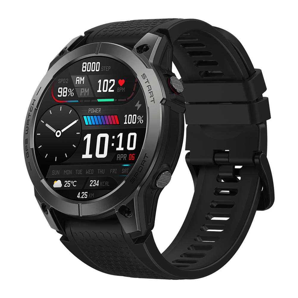 Smart Watch AMOLED Display Fitness Watch Bluetooth-compatible Phone Calls Heart Rate Monitor